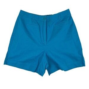 VTG‎ Liz Claiborne Sz 10 Lizsport 100% Cotton Casual Shorts Retro 80s Sporty